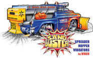 VIBCO Sandbuster Plow Truck with Sand Spreader Hopper VIbrators